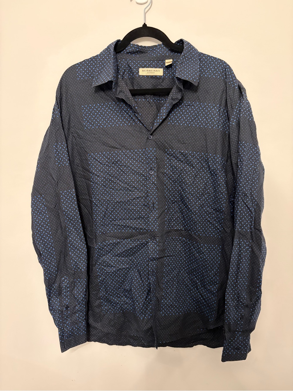 Burberry Men's Polka Dot Shirt XXL Cotton